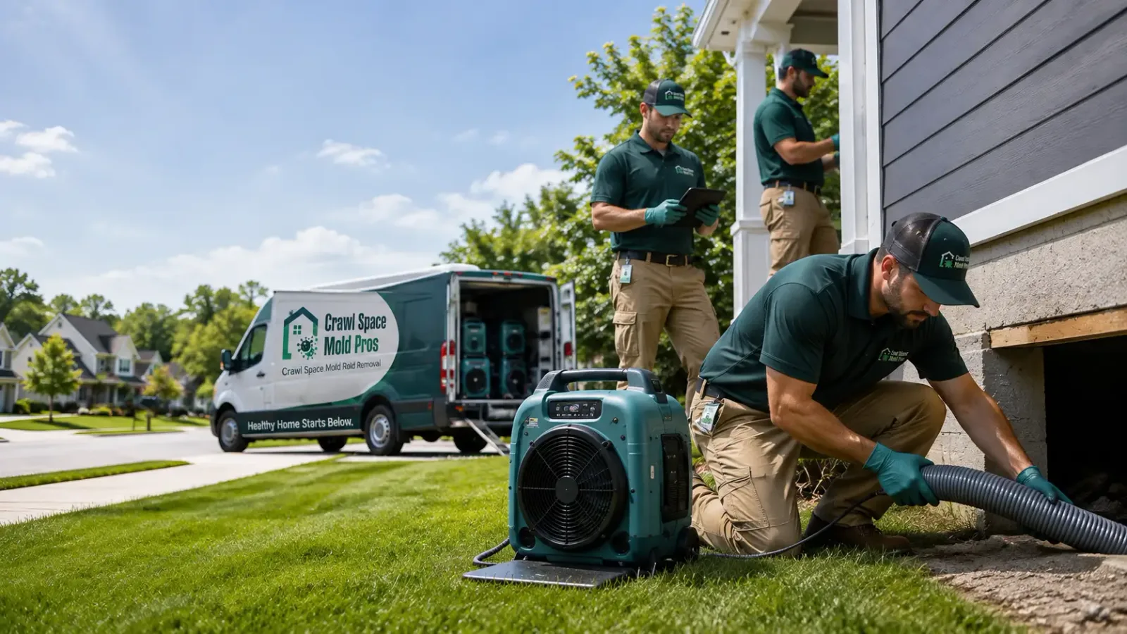 Crawl Space Mold Removal in Wilmar, AR